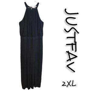 JUSTFAV Halter Neck Jumpsuit